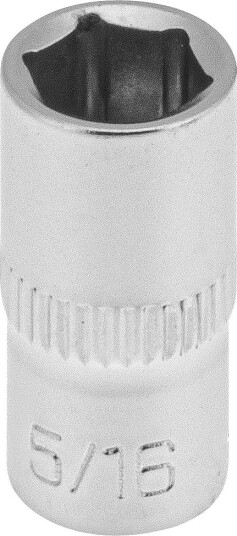 PELA 562155 Pipe Drivstørrelse 1/4", 6-Kant, Kort 5/16"