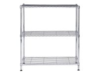 Reol Alba, HxBxD: 90 x 90 x 35 cm, 3 hylder, stål Reol Alba, HxBxD: 90 x 90 x 35 cm, 3 hylder, stål