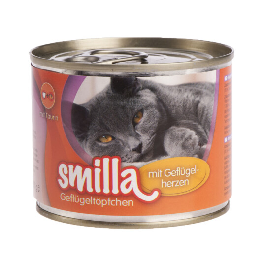 Smilla Økonomipakke Fjærkregryter 24 x 200 g - Mørt fjærkre med fjærkrehjerter