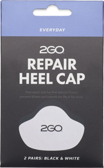 2GO 2Go Repair Heel Cap 2 Pair - Black - ONE SIZE