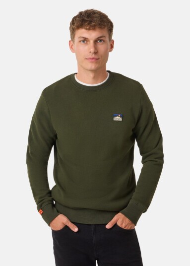 GREAT OUTDOORS EMB RLXD SWEAT Surplus Goods Olive Green M Sweatshirts GREAT OUTDOORS EMB RLXD SWEAT Surplus Goods Olive Green M Sweatshirts