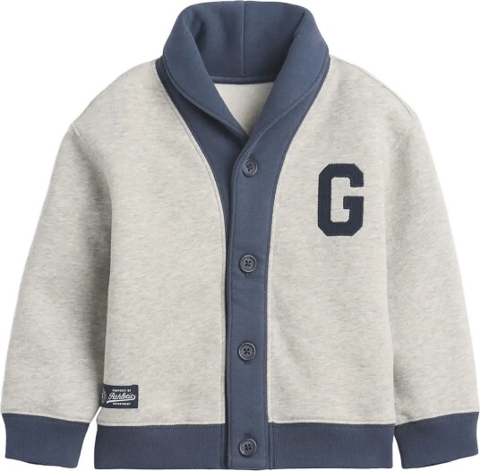 GAP Baby & Toddler Vintagesoft Varsity Shawl Cardigan   B08   92