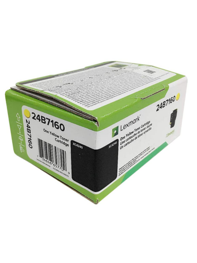 Lexmark 24B7160 toner cartridge Yellow 6.000 pages - Laser toner Yellow Lexmark 24B7160 toner cartridge Yellow 6.000 pages - Laser toner Yellow