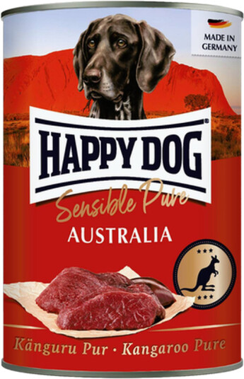 Happy Dog Monoprotein Våtfôr Kenguru 400g Uten Korn