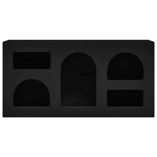 TV skap Svart 80 x 35 x 40 cm Konstruert tre TV skap Svart 80 x 35 x 40 cm Konstruert tre