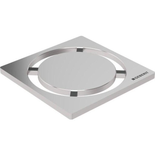 Geberit CleanLine Circle avløpsrist 80x80 mm rustfritt stål