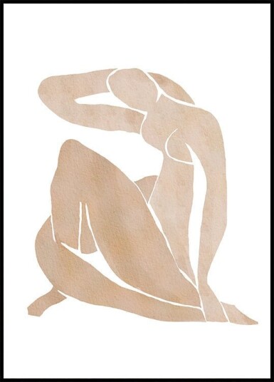 Women Shape Abstract Art Poster Plakat / 100x150cm