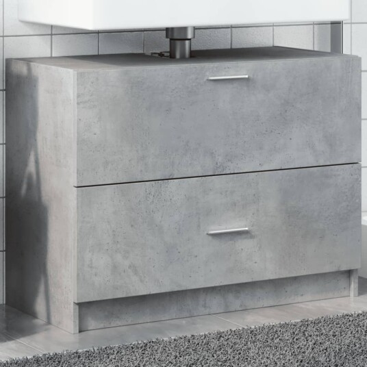 Servantskap betonggrå 78x37x59 cm konstruert tre 8721102815409 Servantskap betonggrå 78x37x59 cm konstruert tre 8721102815409