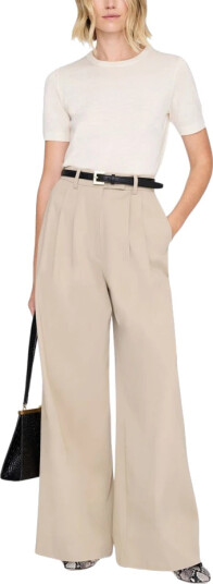 Anine Bing Dame Bukser Beige XS,