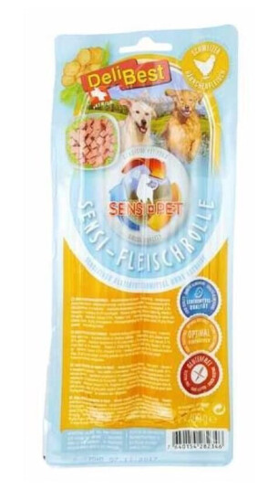 Delibest Pølse For Sensitive Hunder Hest 2X400 G Delibest Pølse For Sensitive Hunder Hest 2X400 G