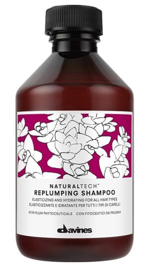 Davines Naturaltech Replumping 250 ml Volumgivende Sjampo for Alle Hårtyper