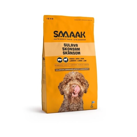 Smaak Dog Adult Grain Free Lam 10 kg