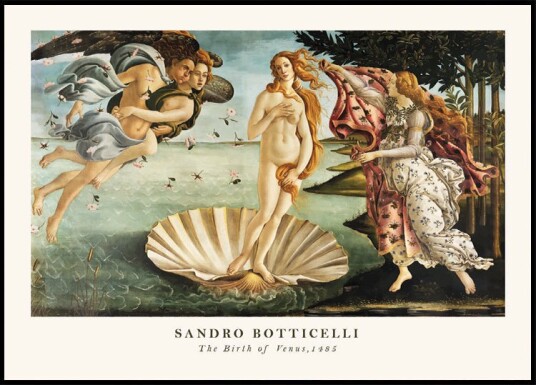 The Birth of Venus Plakat Plakat / 70x100cm The Birth of Venus Plakat Plakat / 70x100cm
