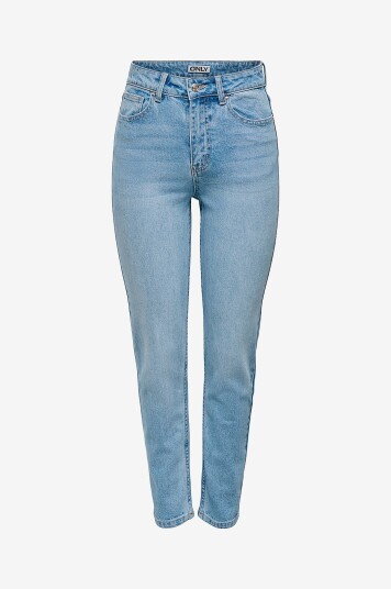 Only Jeans onlEmily HW Straight Ank Dnm Mae009 Blå
