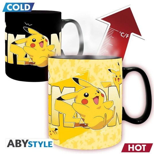 Pokémon Pikachu Varmevekslingskrus 460ml - Barnespill