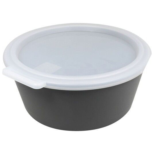 koziol Matbeholder til flergangsbruk Move; 1300ml 19.7x8 cm ØxH; Grå; Rund; 10 Stykk / Forpakning