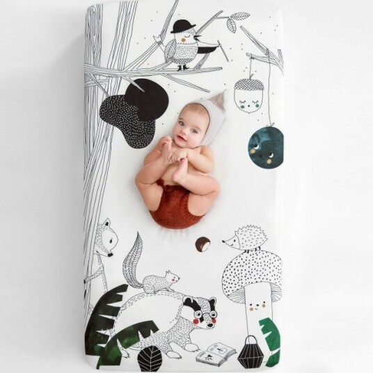Rookie Humans Laken 60x120cm Woodland Dreams