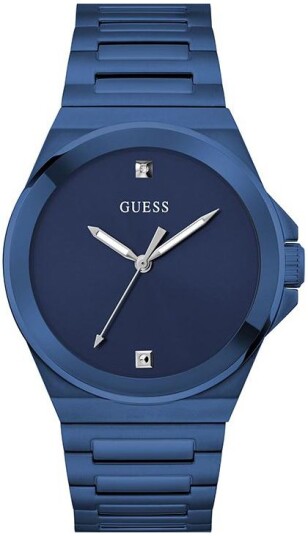 Guess Herreklokke GW0833G1 Vinyl Blå/Stål Ø44 mm Guess Herreklokke GW0833G1 Vinyl Blå/Stål Ø44 mm