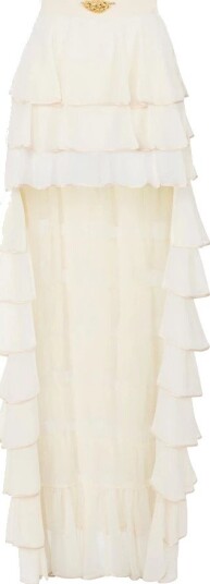 Elisabetta Franchi Dame Skjørt Beige 2XL,