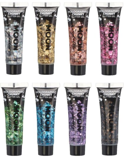 VELG BLANT 8 FARGER Holografisk Chunky Glittergele