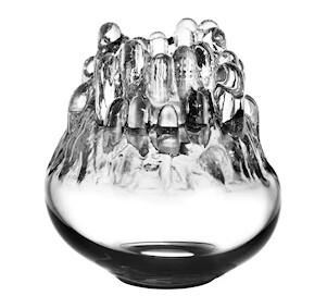 Kosta Boda Polar Lysestake Liten Transparent 16 cm