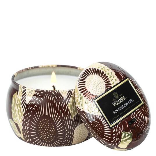 Voluspa Decorative Tin Candle Forbidden Fig 113g Voluspa Decorative Tin Candle Forbidden Fig 113g