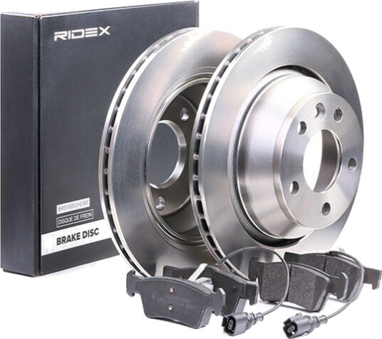 Bremseskiver og klosser RIDEX 3405B0305