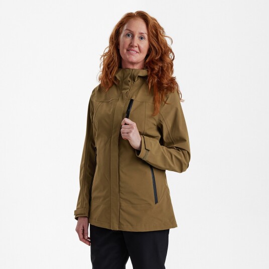 Deerhunter Lady Sarek Shell Jacket with hood Butternut 44 Deerhunter Lady Sarek Shell Jacket with hood Butternut 44