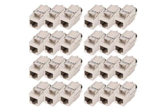 Digitus Dn-93816-24 Flat Sølv Rj-45 Lsa Hunkjønn Hunkjønn
