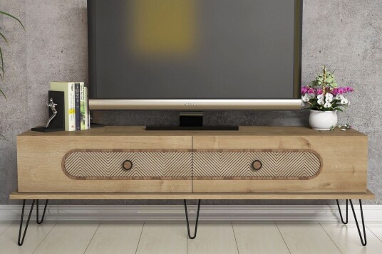 Hovdane TV benk 145 cm Lysebrun Hovdane TV benk 145 cm Lysebrun