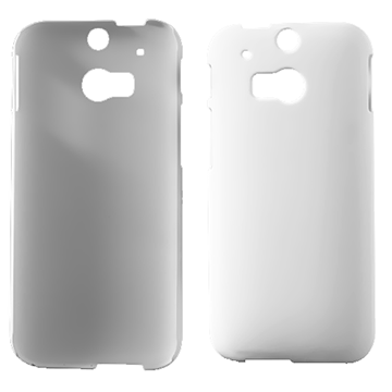 INCOVER HTC One M8 Plastikk Deksel - Hvit