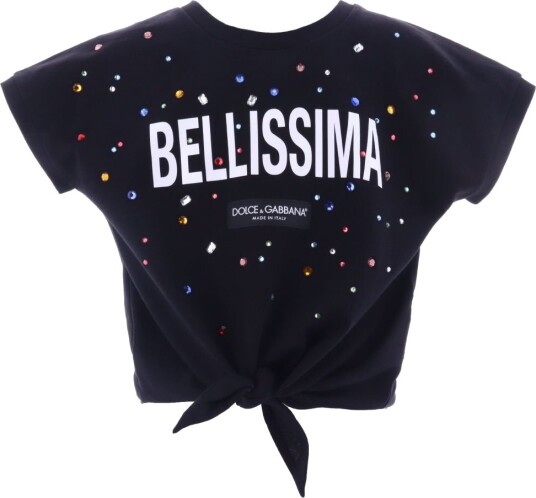 Dolce & Gabbana T skjorte Light Terapi Svart m. Prikker Dolce & Gabbana 8 år 128 T skjorte