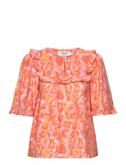 MSCH Copenhagen Mschtaila 2/4 Top Aop - Orange - XS