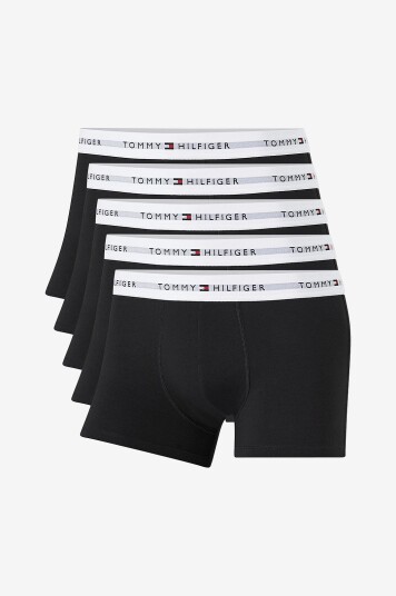 Tommy Hilfiger Boksershorts Signature Cotton Essentials Trunk 5 pakning Svart