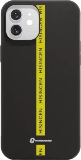 Phonecases3D iPhone 12 BK Häcken komposterbart deksel, svart