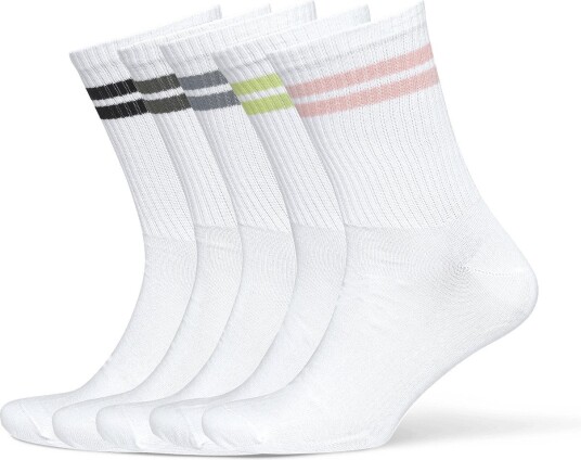 Lindbergh | 5 Pk Sock Contrast Stripe | 40 47