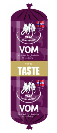 Vom Og Hundemat Vom Taste Storfe (500 G) Vom Og Hundemat Vom Taste Storfe (500 G)