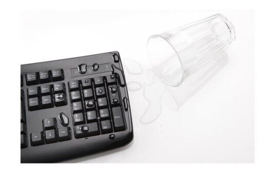 Kensington Pro Fit Low-Profile Desktop Set - Tastatur & Mussett - Fransk - Svart