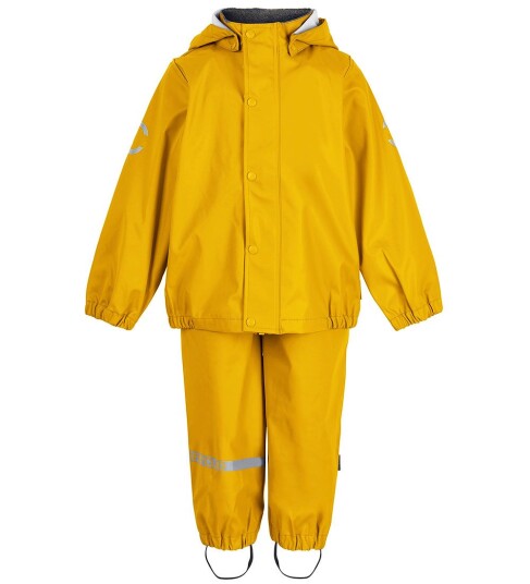 mikk-line Pu Rain W. Susp. - Yellow - 128