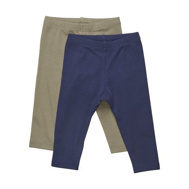 Minymo Leggings 2 Pack Dark Navy Minymo Leggings 2 Pack Dark Navy