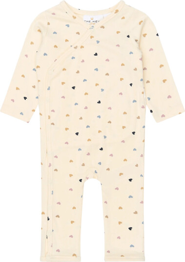 The New Tnsbviola L_S Wrap Modal Jumpsuit Cream 62