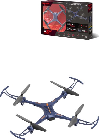 Syma Z4W PRO Explorer FPV Drone med 480P WiFi Kamera og Sammenleggbart Design Syma Z4W PRO Explorer FPV Drone med 480P WiFi Kamera og Sammenleggbart Design