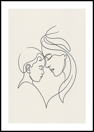 Mother and Child Plakat Plakat / 50x70cm