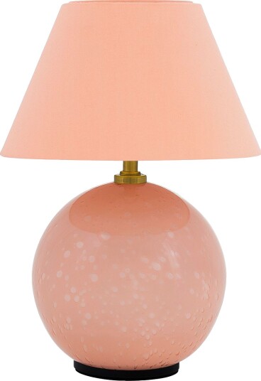 Globen Lighting Bærbar bordlampe Iris 16 Butter yellow Rosa Oppladbare lamper