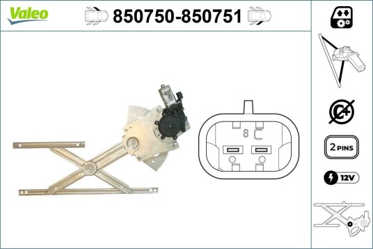 Vindusheis VALEO 850751