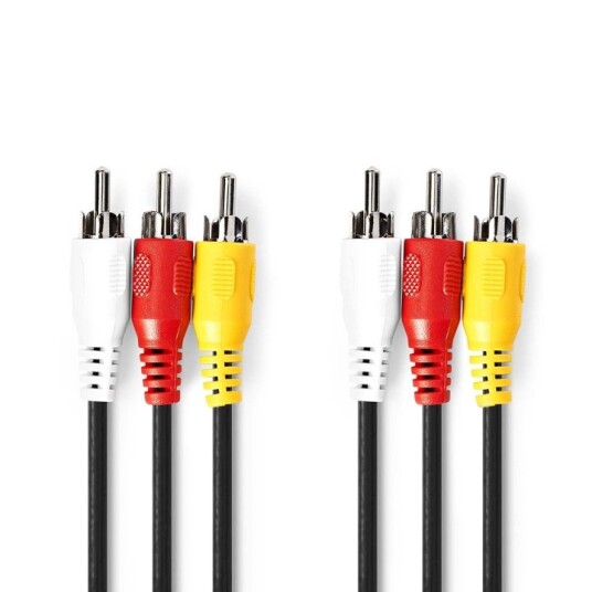 Nedis video / audio cable - composite video / audio - 3 m