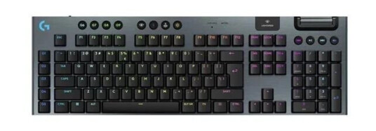Logitech G G915 X - LIGHTSPEED - Clicky - 100% full strrelse - standard - Gamingtastatur - Amerikansk Engelsk - Svart