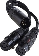 Furutech Adl Xlr Til Xlr-Kabel 0,1 M Svart X2 Furutech Adl Xlr Til Xlr-Kabel 0,1 M Svart X2