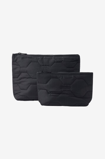 Björn Borg Toalettmapper Borg Quilted Set 2 pakning Svart