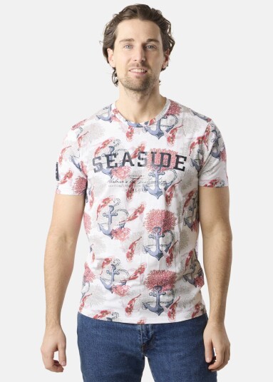 Ocean Tee White Anchor S  Strandklær